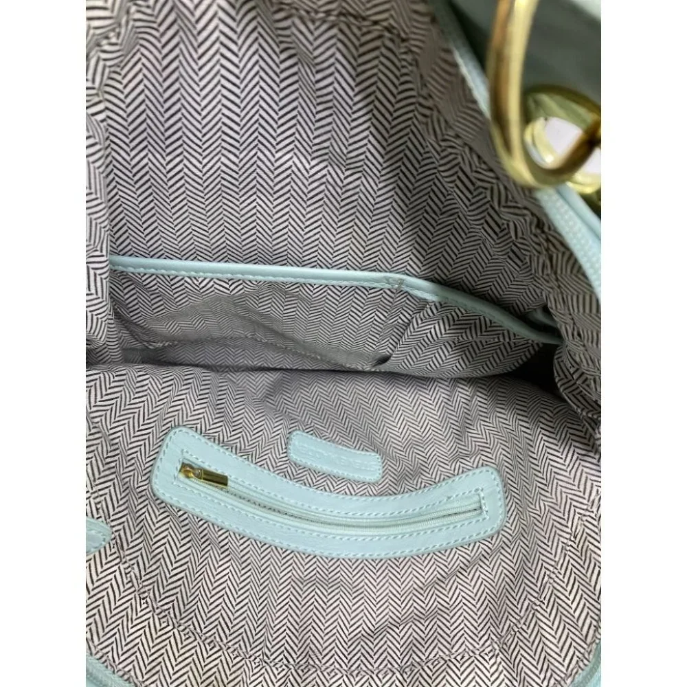 Steve Madden Aqua Blue Faux Leather Crossbody Bag